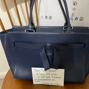 Kate spade navy purse